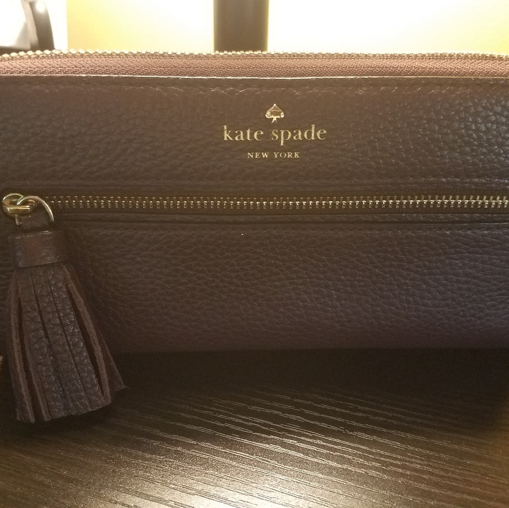Kate Spade Plum Leather Wallet